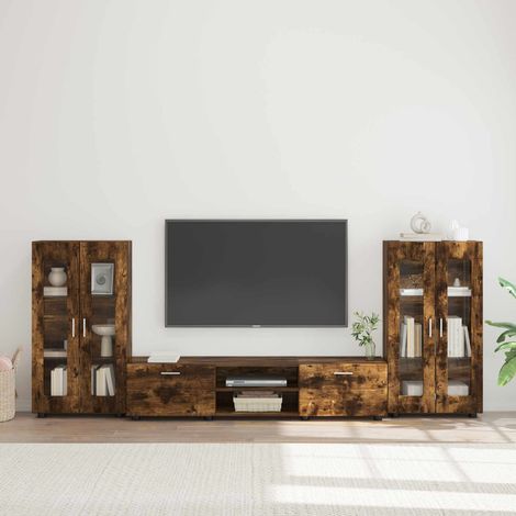 TV-Schrankset FLORIN 3 pcs Geräucherte Eiche Holzwerkstoff (1/5)