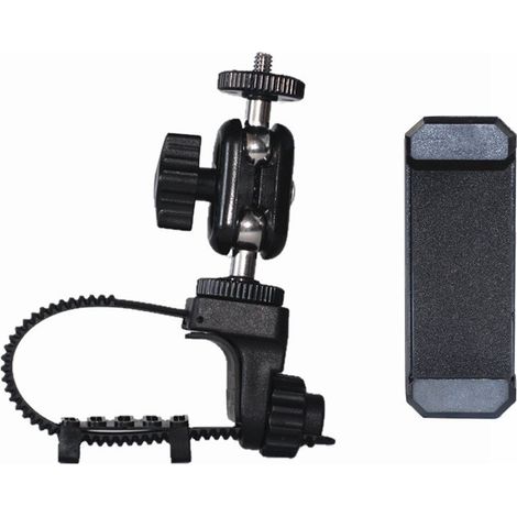supporto per cellulare, supporto per corda in metallo a 360 gradi + clip per cellulare, adatto per biciclette e altre scene (1/5)