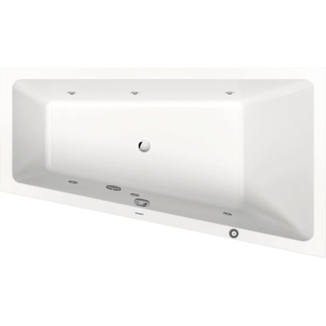 Duravit No.1 baignoire balnéo encastrée, trapèze, 1700x1000mm, (1/3)