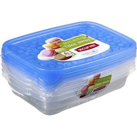 HERMETICO TAKE AWAY SET-4 - 1 L