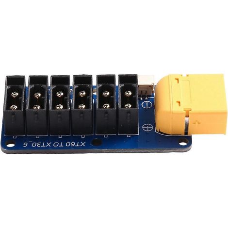 Module de distribution d'alimentation XT30 à 6 canaux avec protocole CAN, carte répartitrice d'alimentation pour télécommande de robot RC (1/5)