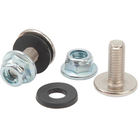 Kit de fixation de 16 vis, rondelles et écrous pour garde-boue, filetage M6, compatible avec quads et VTT 50cc, 70cc, 90cc, 110cc et 125cc. (1/5)