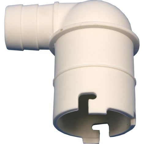 Coude anglais 23/23 blanc pour évacuation pour Sanidouche +