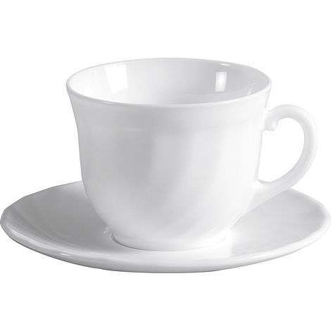 Kaffeetasse mit Untere Trianon 220 ml weiß
