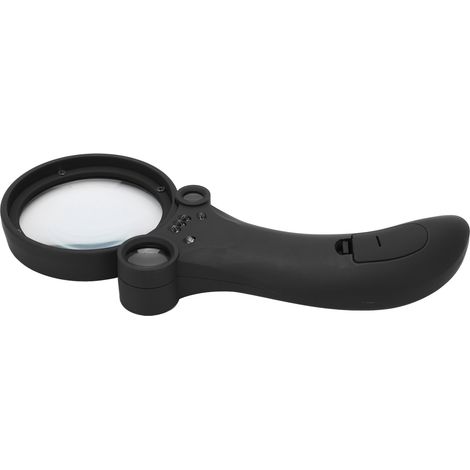Handliche, hochauflösende, runde Mehrzwecklupe mit LED- und UV-Licht (1/5)