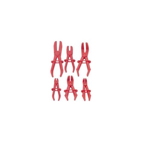 Pince a Collier Durite, 6 Pièces Pinces pour Tuyaux Flexibles, Pince à Collier de Serrage, Pinces Tuyau pour Tuyaux Flexibles, Freins, Conduites de Carburant, Chauffages, Radiateurs, (1/4)