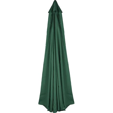 Toile de Rechange Parasol de Jardin Exterieur Deporte 3x3 Polyester imperméable 8 Bras Dessus Parapluie Remplacement,Vert