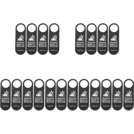 24 x 8 x 1.5 cm Double-Sided Door Sign for Hotel 24 x 8 x 1.5 cm Set of 20 Make-up Room Indicator Door Hanger Panels (1/5)