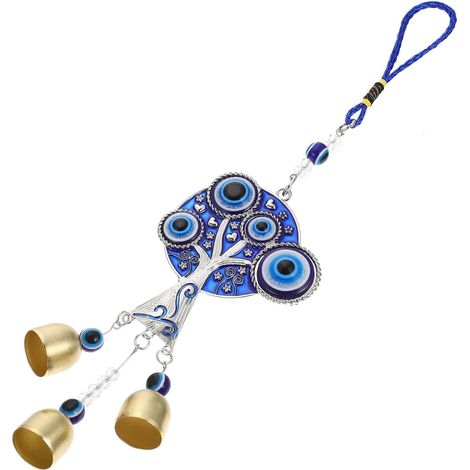 Elegant Hängedeko mit Lebensbaum und Blauem Bösem Blick aus
