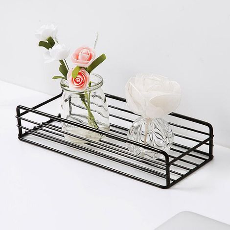 Rack De Rangement - Acier Inoxydable Antirouille - Pour Cuisine Salle De Bain - Sans Perçage - 27 X 11 1 Cm - 2 Pièces (1/5)