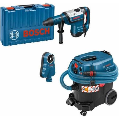 Bosch Maschinen-Set Bohrhammer GBH 8-45 DV + Industriesauger GAS 35 M AFC + GDE 68 (1/2)