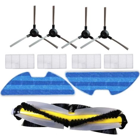 Ensemble De Remplacement Brosses Pièces De Rechange Pour Proscenic 811Gb 911Se Accessoires Vslam-811Gb Vslam-911Se (1/4)