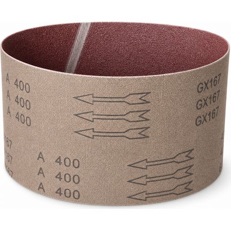 Bande Abrasive 10 Oxyde d'Aluminium pour Ponçage 100x610 mm (1/5)