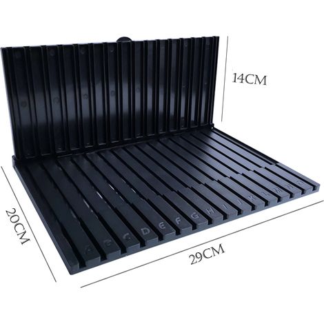 Organisateur de plaques de modélisme en plastique, étagère pliable pour accessoires de modélisme (1/5)