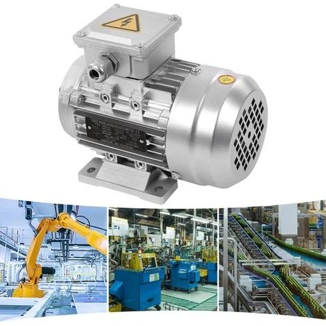 Moteur électrique à grande vitesse 230/400V, moteur asynchrone triphasé, 370W, Pour machines, à l'industrie, équipements miniers, machines-outils