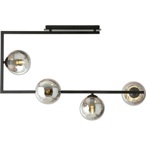 Lampadario a sospensione SOMA 4 luci grafite Emibig (1/5)