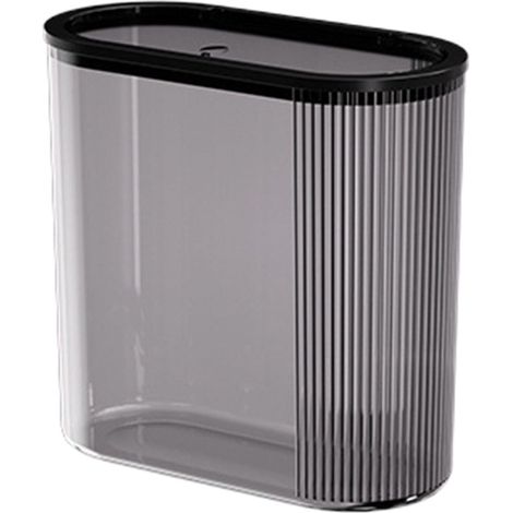 10-Liter-Abfalleimer mit Druckknopfdeckel - EINNENFFER - Ideal für Zuhause, Küche, Bad und Wohnzimmer (1/5)