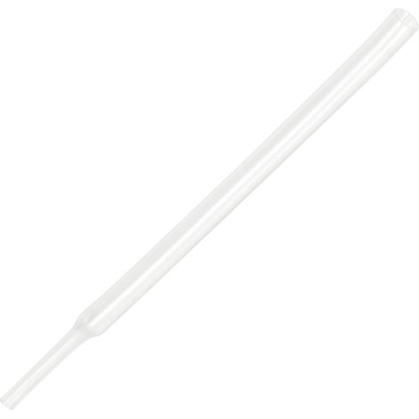 GAINE THERMORÉTRACTABLE SANS COLLE 2:1 TRU COMPONENTS B2G5-3 CL 1564458 TRANSPARENT Ø AVANT RETREINT: 3 MM 15 M (1/2)