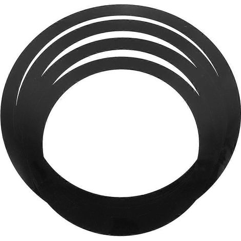 Kit de batterie 4 pièces avec sourdine pour caisse claire, kit de batterie portable et silencieux simple.-40.5X40.5X0.2CM-Black
