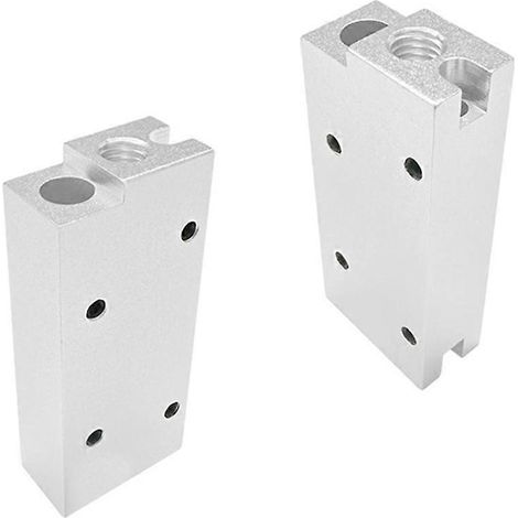2 Stück E3D Super Volcano Aluminium-Heizblock – Passend für Voron 2.4 3D-Drucker, DIY-Enddüsenteile (1/5)