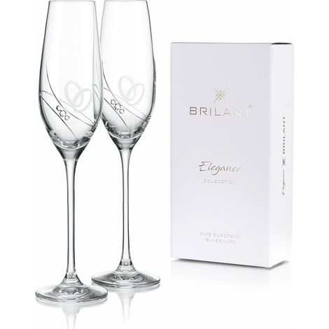 Lot de 2 verres à champagne 210 ml (1/5)