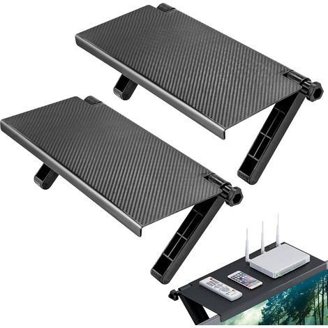 Ablagefach, Monitorständer, ABS, rutschfest, faltbar, für TV-Box, Router, Schreibtisch (1/5)