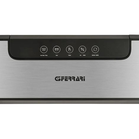 G3 Ferrari G20167 macchina per sottovuoto 700 mbar Nero, Acciaio inox