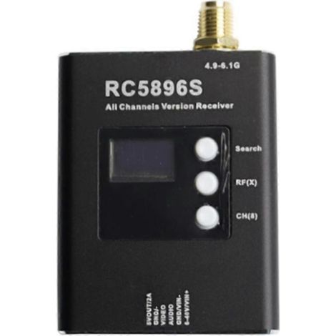 RC5896S 4,9–6,1 GHz FPV-Empfänger (Videoempfänger) 96 Frequenzen für die Bildübertragung hohe Empfindlichkeit großer Spannungsbereich (1/5)