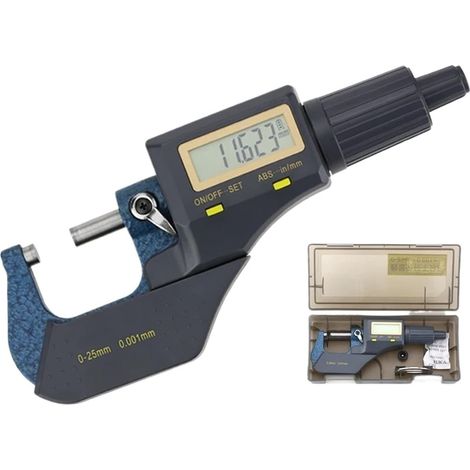 Micromètre Micromètre externe 0-25 mm Micromètre numérique Outils de mesure Micromètres Jauges for mesure Micromètres extérieurs électroniques (1/5)