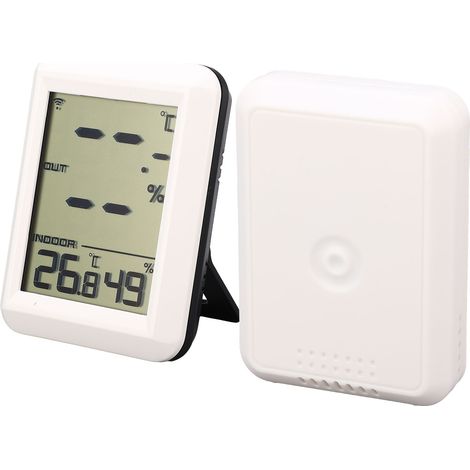 Innen-/Außenthermometer mit Hygrometer, Temperatur- und Feuchtigkeitssensor für Zuhause, Kinderzimmer, Terrarium, Inkubator und Gewächshaus (1/5)