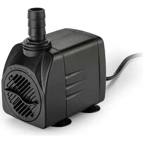 Pompe à eau multi-usages 1000 pour aquarium et fontaine, pompe sous-marine silencieuse pour filtration, cascades et paludariums, boîtier noir, 1000 l/h, 18 W (1/3)