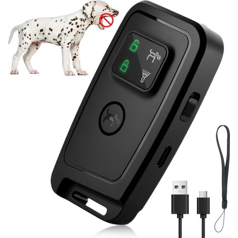 Appareil anti-aboiement à ultrasons pour chiens - Appareil anti-aboiement avec lumière - Dispositif anti-aboiement pour chien - Appareil de dissuasion pour petits et grands chiens, intérieur (1/5)