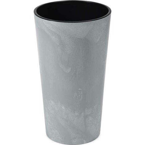 Urbanika Grauer Beton-Blumentopf H 57 x 30 cm