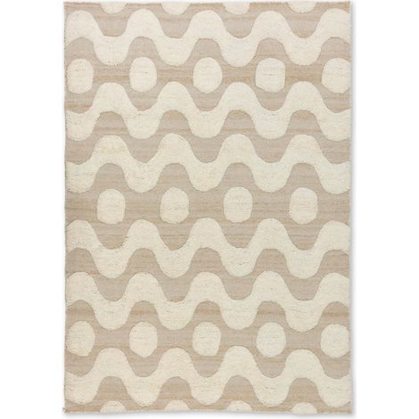 SCHÖNER WOHNEN Tapis « Milena » beige 60 x 110 cm avec sous-tapis (1/5)