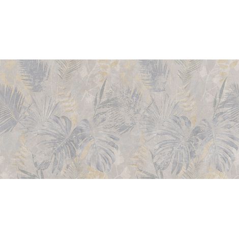 Papier peint panoramique - Feuilles tropicales - 325 cm x 163 cm (1/2)