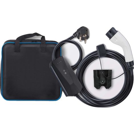 Chargeur EV Portable, Câble de 25 pieds, Contrôle Intelligent, Pas d'écran 3.68kW (1/2)