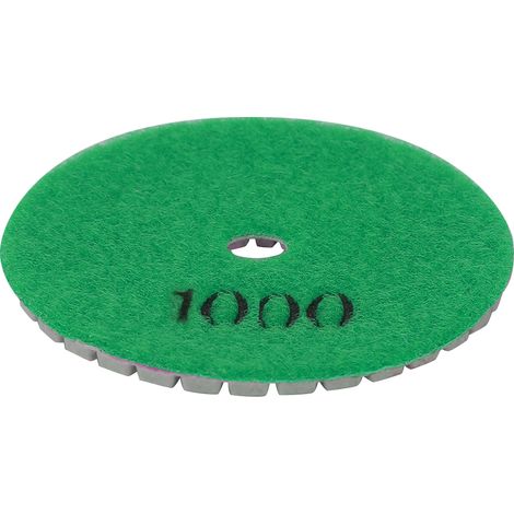 Disque de polissage diamanté rond de 3 pouces pour granit et marbre, outil de polissage humide (1000) (1/5)