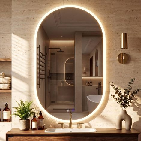 Miroir de salle de bain Barbora 60x100 cm