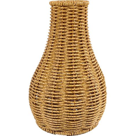 EXCEART Vase De Sol Imitation Rotin Grand Vase  À Poser Sol pour Fleurs SéChéEs Et Fleurs Artificielles DéCo Maison Et Bureau Style Simple pour Salon Mariage HôTel (1/5)