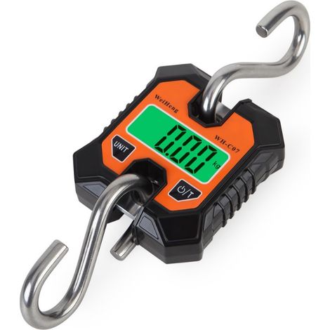Balance à Crochet Électronique 100kg – Portable, Mini, pour Chasse, Industrie et Pêche – WH-C07 (1/4)