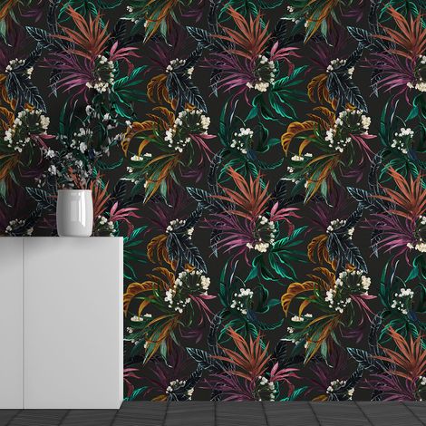 Papier peint panoramique - Motif Fleurs - 130 cm x 81 cm (1/3)