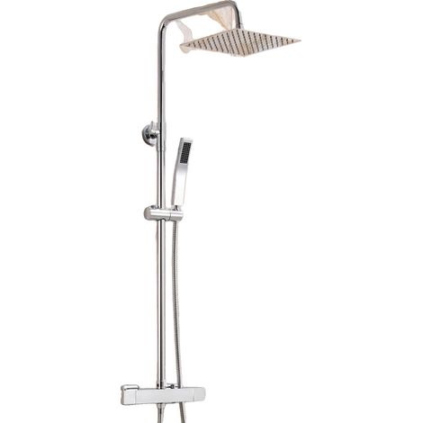 Grifo termostático para ducha, mezclador cromado, protección antiescaldaduras, cromado, G1/2-a (1/2)