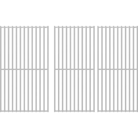 Lot de 3 grilles de cuisson en acier inoxydable 41,5 x 60,5 cm - Pour série FRED, Taino Black 3+1, Taino Platinum 3+1, pour Artiso G3, Paxton 3 brûleurs (1/5)