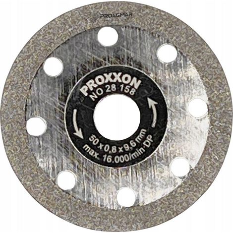 Proxxon – Disque à tronçonner diamanté 50 mm – Épaisseur 0,8 mm – Pour céramique, verre et métaux non ferreux – Coupe nette et durable (1/3)