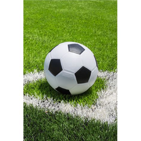 Fußball Fleece-Decke 100x150 cm Kuscheldecke aus 100 % Polyester, Weich & Warm