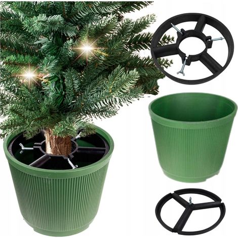 Weihnachtsbaumständer - grüner Topf - LBS CH DON (1/5)