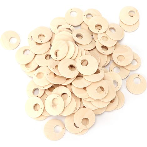 100pcs Wood Earrings Durable Light Weight DIY Ear Handicraft for Girl Women Craft Lovers (1/5)