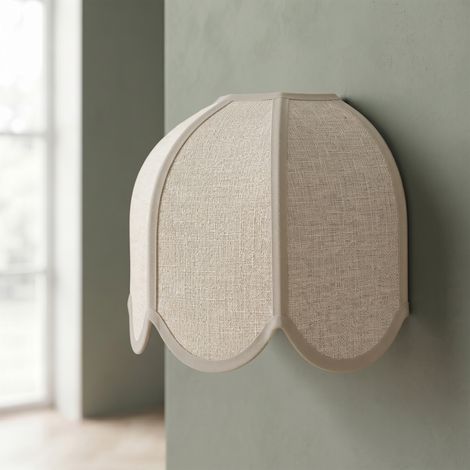 Aplique de Pared con Pantalla de Tejido KAV  Serie IRIS (1/5)
