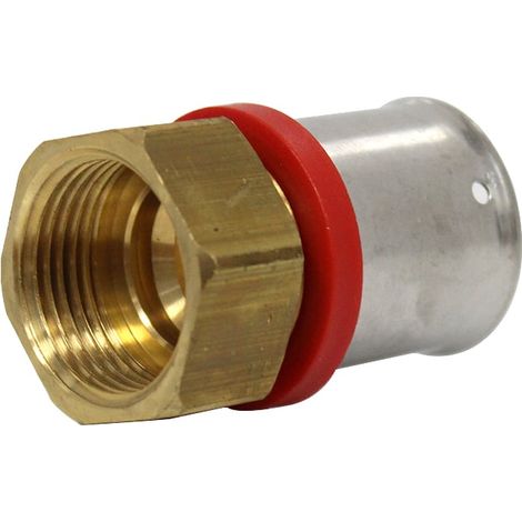 Raccord multicouche à sertir droit femelle (20/27) 3/4" - Ø26x3,0 - MULTIPEX (1/4)