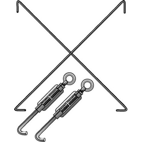 SCHULTE Kreuzstrebe für 750/1000mm